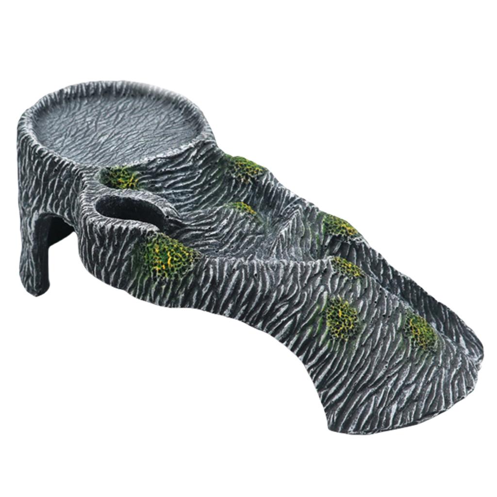 Террариумы Платформа для купания Черепаха Пандус для загара Ландшафтные аквариумы Ландшафтные украшения Пещера Убежище для рыб Орнамент