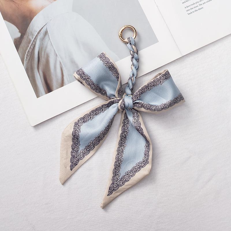 Detachable Bowknot Scarf Ribbon Bag Strap Charm