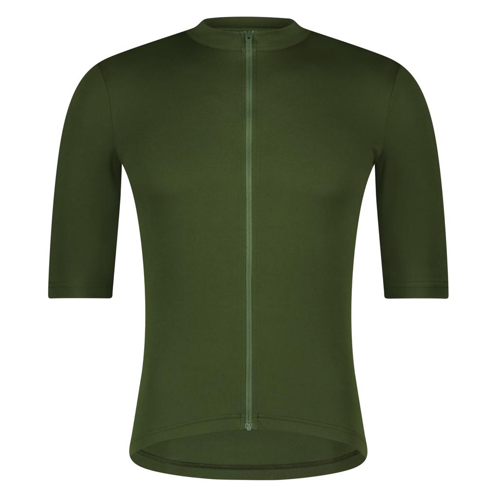SHIMANO Cycling Jersey Element Short Sleeve Jersey Green XS Recommended (European Size) Height 157-167cm