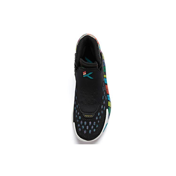 Anta Баскетбольные кроссовки KT5 Thompson Rainbow High-Top мужские черные 112011101-2