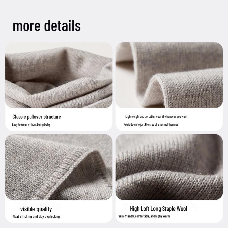 MISSION Women's UV Wool Blend Outdoor Neck Gaiter