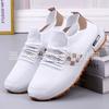 New Spring and Summer Fly-woven Sports Shoes Versatile Breathable Little White Shoes Student Casual Mesh Sports Shoes
