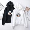 Student Fashion Funny Print Oversize Hoodie Ladies Autumn Winter Long Sleeve Pullover Plush Hooded for Couple