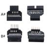 Motherboard USB 3.0 19/20pin to USB 2.0 9pin Adapt Connector Front Panel plug-in