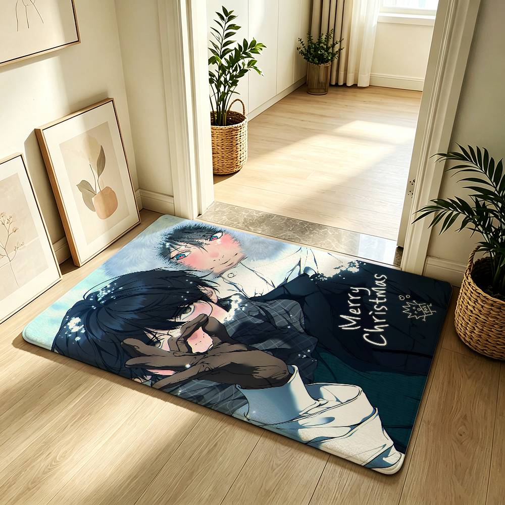 Manhwa L-lost In The Cloud Cute Carpet Bathroom Anti-slip Mat Door Mat Home Decoration Mat Entrance Door Mat Scratch-resistant
