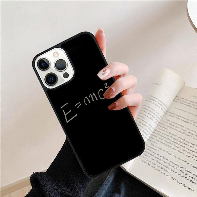 Физические уравнения E=mc2 Математический чехол-бампер для iPhone 17 Air 15 16 14 13 12 Pro Max 11 Pro Max Plus Чехол для телефона