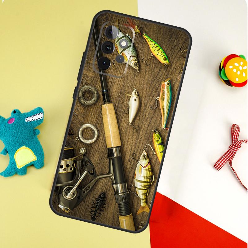 Fishing Rod Tool For Samsung Galaxy A54 A34 A14 A55 A35 A15 A53 A33 A13 A05 A06 A16 A22 A32 A52 Phone Case