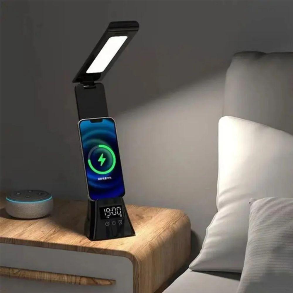Folding Design Wireless Charging Desk Lamp Rechargeable Smartphone Wireless Charging Lamp Study