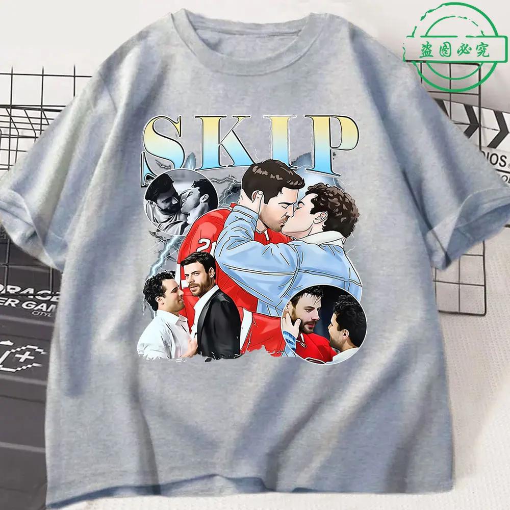 Heated Rivalry Scott Hunter Shane Hollander Ilya Rozanov Tshirts 2026 Summer Mens Womens Harajuku Cotton Oversized Tshirt