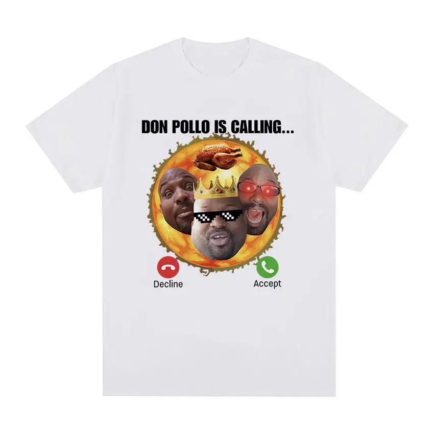 Футболка с рисунком забавного мема Don Pollo Ohio King Top Clothing Футболка женская ретро мода повседневная футболка большого размера