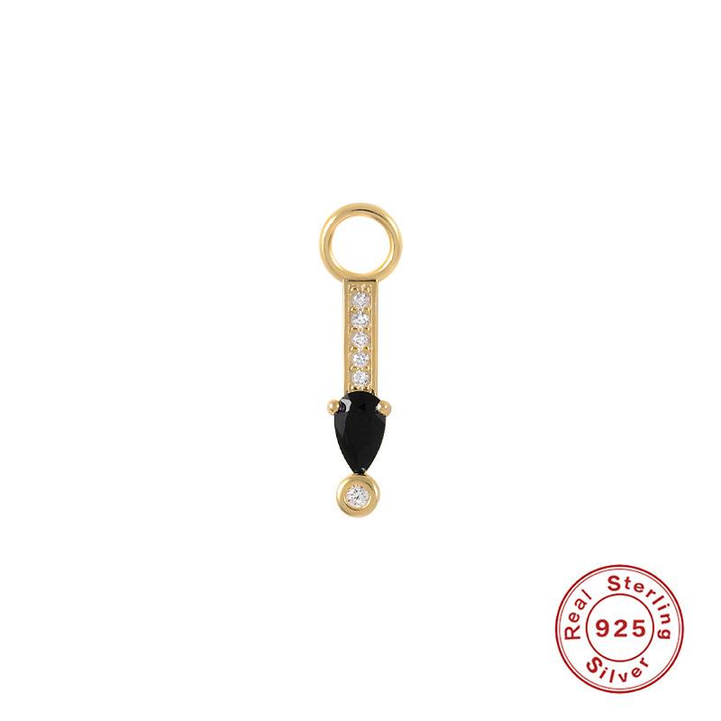 Серьги-шармы из стерлингового серебра S925, подвеска-шарм, серьги-подвески, аксессуары для серег, серьги для работы, подвеска-серьга, женские