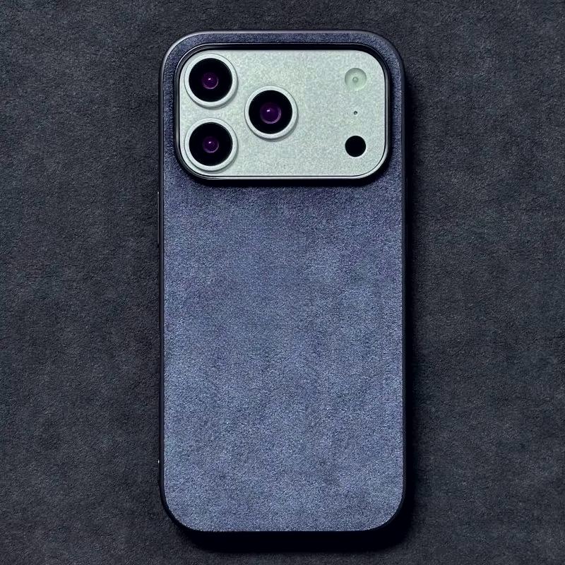 Чехол из алькантары премиум-качества для мобильного телефона iPhone 17 Pro Max Air 16 Pro 15 14 13 12 11 7 8 Plus X XS Max XR Нескользящий корпус