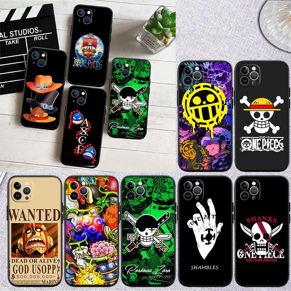One Piece LOGO Phone Case for Samsung Galaxy A11 A12 A13 A15 A52S A53 A55 A56 A70 A71 A72 A73 F06 F16 F56 S10 Plus S10e