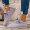 Women's Sneakers Spring Autumn Round Toe Retro Women's Casual Shoes New Flat Bottom Casual Large Size Women's Vulcanized Shoes