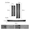 5Pcs Car Logo Threshold Stickers Door Sill Protector Anti Scratch For Volvo XC90 V90 V60 XC60 V40 S80 S60 S90 C40 XC40 V70 XC70 apu256