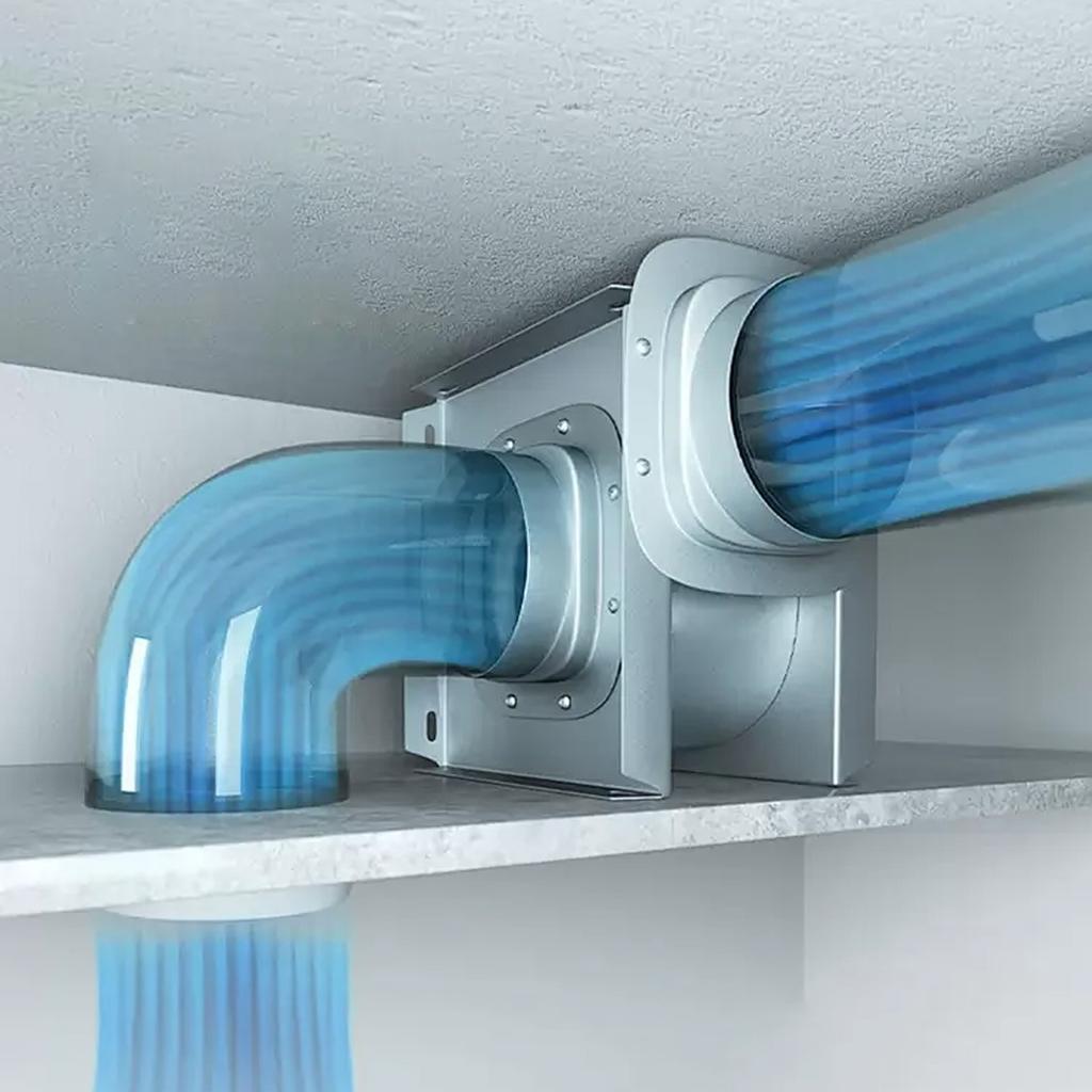 Компактный осевой вытяжной вентилятор 80 мм Вентилятор для вентиляции с двойным шарикоподшипником для самодельных сварочных и 3D-принтерных корпусов