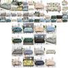 Elegant Floral Printed Couch Cover For 1-4 Seater Slipcover Perfect For Living Room