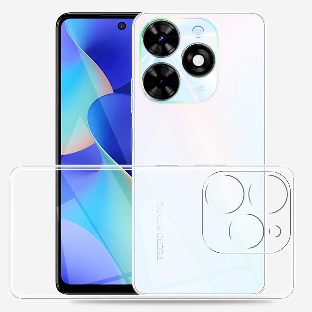 Чехол для Tecno Spark Go 2024, прозрачный силиконовый мягкий чехол из ТПУ для Tecno Spark Go 2023 2022, чехол для Tecno Spark Go 2020, чехол