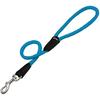 Dog Belt - GLORIA - Round Nylon - 120 Cm - Turquoise Blue - Durable