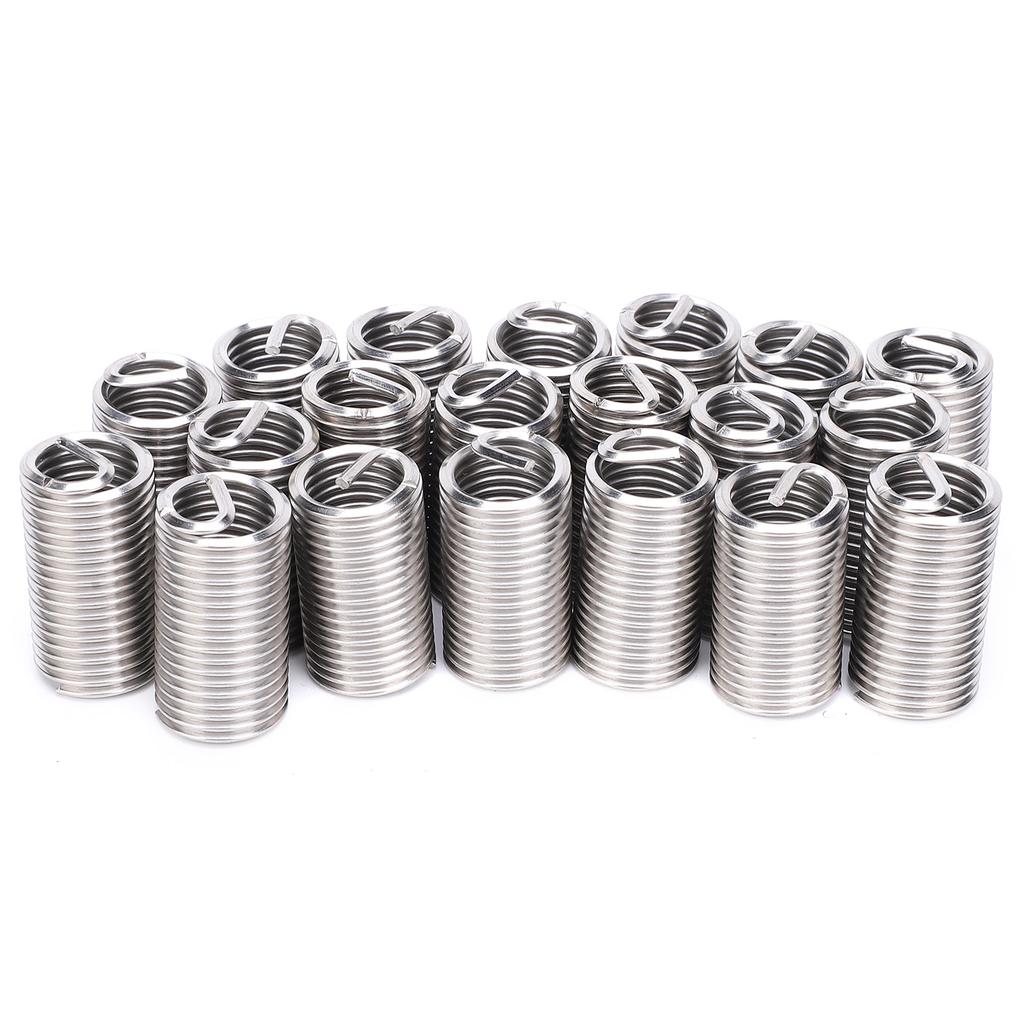 20Pcs Thread Inserts Male Female Reducing Nut Repair Tool Stainless Steel Fastener M14x23D
