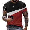 Summer Fashion Men's T-shirt 3D Personalized Printing Sports Casual Quality Short-sleeved Round Neck T-shirt Top