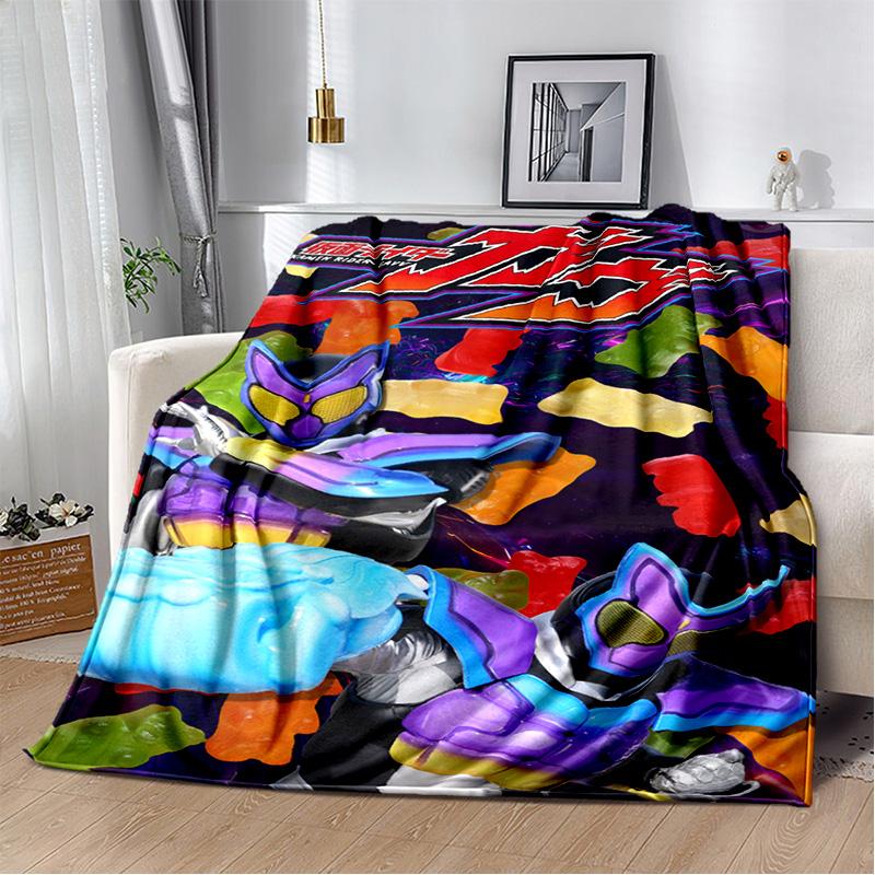 Sugar Man K-Kamen Rider GAVV Blanket Elastic Soft Candy Knight Full Storage Soft Warm Bedding Children's Gift throw blanket