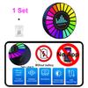 Car Music Rhythm Lamp Air Freshener RGB LED Strip Sound Control Voice Rhythm Atmosphere Light  256 Colors Option App Control