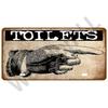 Винтажная жестяная табличка Toile Smile Welcome WIFI D Ретро Металлическая художественная пластина для декора стены магазина Туалеты Дорожный указатель