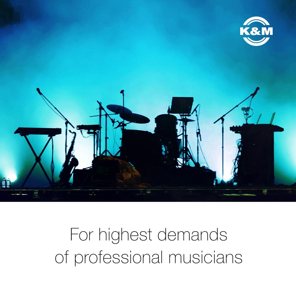 K&M Clamp-on Music Stand [1152] Color: Black