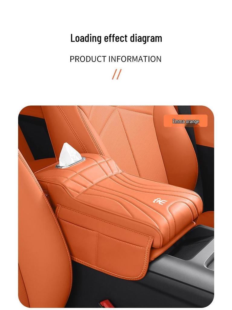 BYD Song Armrest Box Cover - Center Console Heightening Pad & Interior Protection Storage