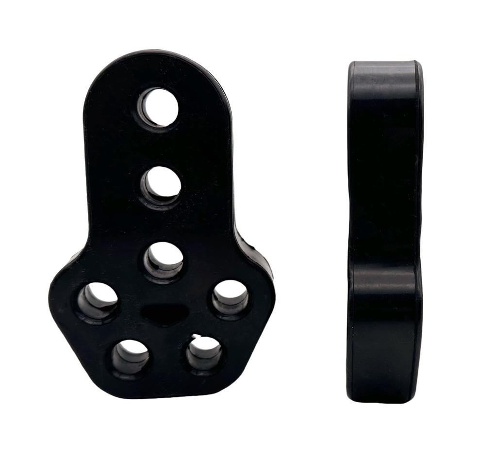 Haverain Set of 2 Muffler Hanging Rubber, Exhaust Pipe Rubber, Exhaust Pipe Hanger, Reinforced