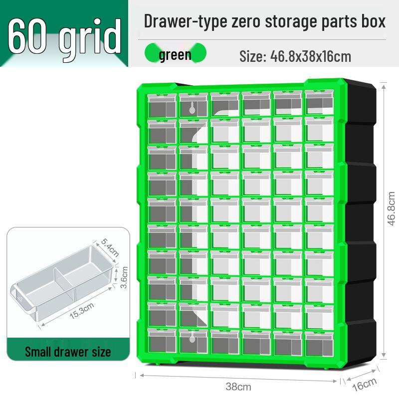 Шкаф для хранения деталей с ящиками для электроники, метизов и винтов