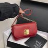 This Year 2025 New High-value Popular Bag Fashion Lock Small Square Bag Shoulder Crossbody Versatile Exquisite Small Bag