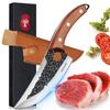 Hand-Forged Boning knife Chef Slicing Knife Meat Vegetable Fruit Kitchen Cutting Knife Double-edged Blade Kitchen Knives