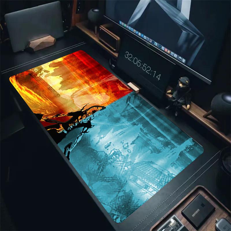 HD Anime Mousepad XXL Bleach Mouse Pad Kurosaki Ichigo Large Computer Mause Mat Rubber Manga Deskmat 40x90CM Big Laptop Mats