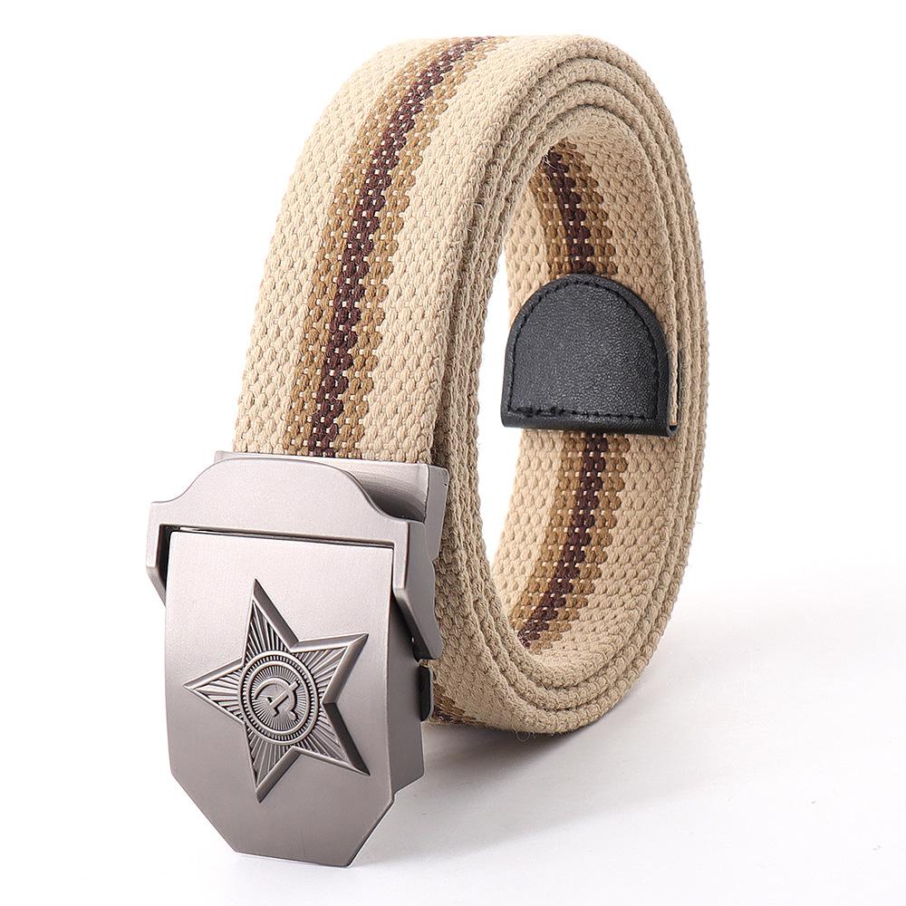 Новый мужской и женский ремень 3D советский государственный герб брезентовый ремень советский пояс памяти