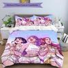 3pcs KPop Demon Hunters7 Design Cover Set - HD Printed Bedding with 1 Cover and 2 Pillowcases - Perfect for Home and Dorm Decor