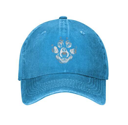 Wolf Paw Baseball Cap Adjustable Dad Hat Unstructured Cotton Hat Unisexs Cap Polyester Adult Unisex Four Seasons Casual Snapback