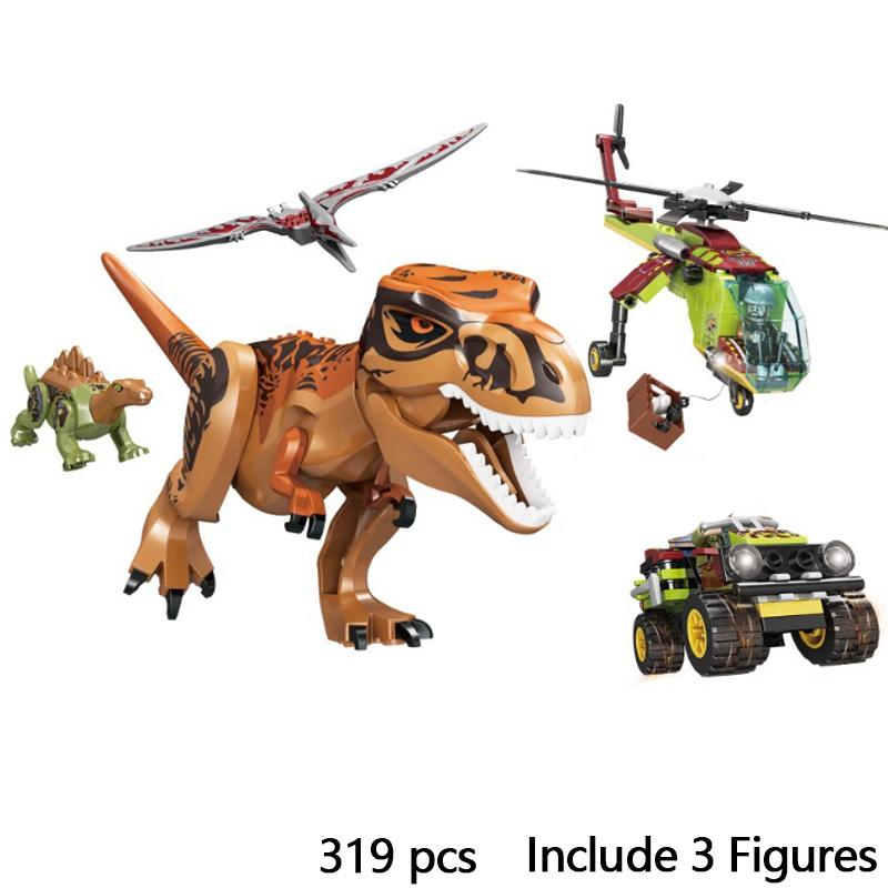 Jurassic Dinosaurs World Animal Park Blocks Building Brick Dinosaur Figures City Dino Robot Dinosaurios Toys For adult Gifts