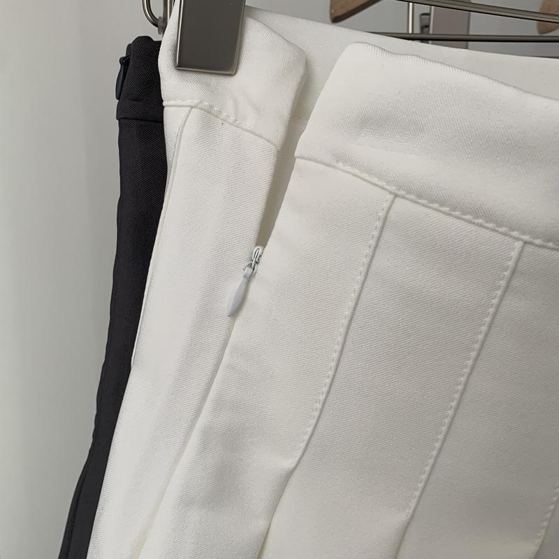 Серые мини-плиссированные юбки, женские летние короткие юбки трапециевидной формы с высокой талией, корейский стиль, черный, белый цвет