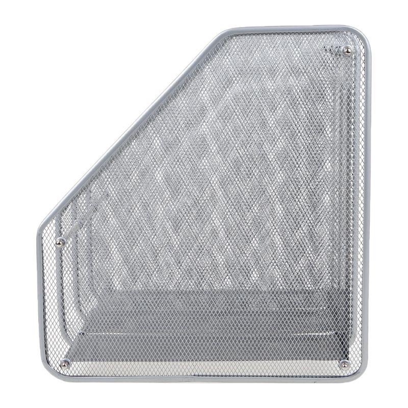 3-колонная металлическая сетчатая полка для документов, держатель для файлов, лоток для писем, журналов и бумаги