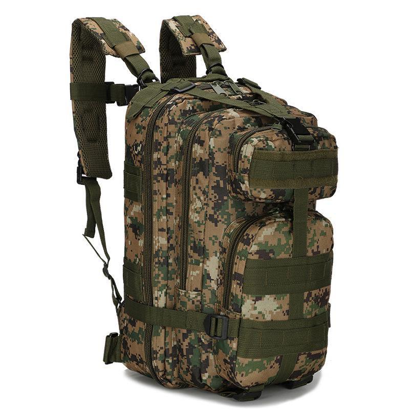 Large Capacity Outdoor Military Tactical Army Camping Hiking Backpack Rucksack With Padded Adjustable Straps