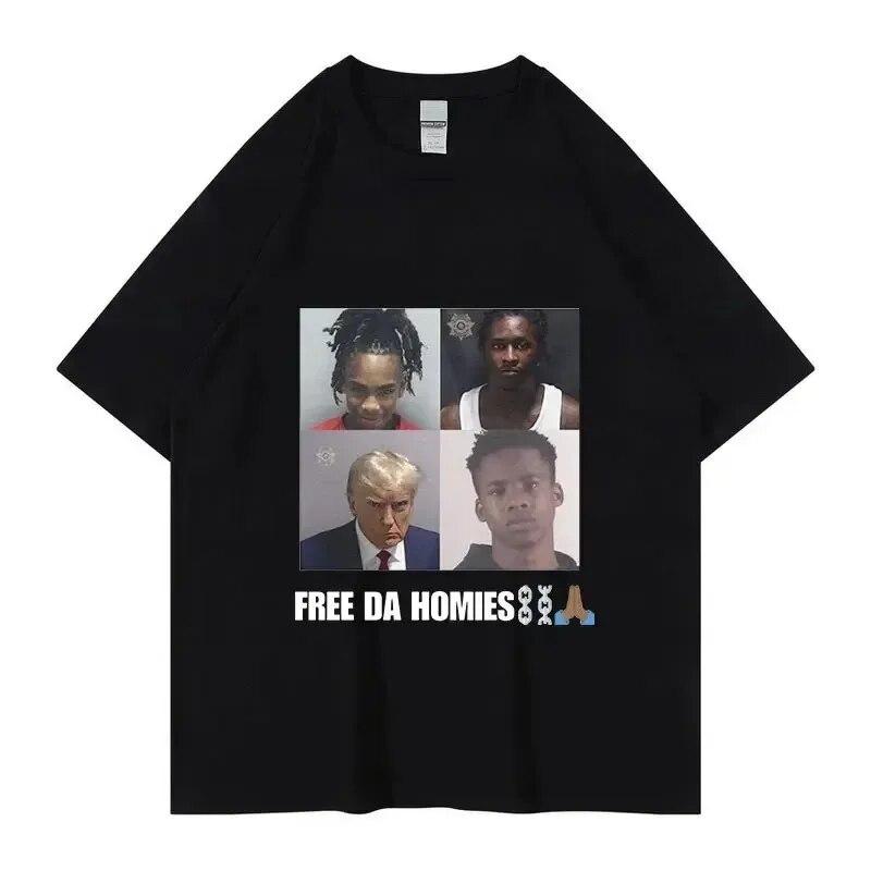 Summer Unisex Women Cotton T-Shirt Rapper Young Thug Slime Tops Tees Unisex Fashion Trend Short Sleeve Clothing Harajuku Streetwear