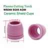 10 шт. Расходные материалы для плазменного резака, сопло из оксида алюминия, керамические защитные колпачки 50-60 А, замена для SG55 AG-60 WSD-60