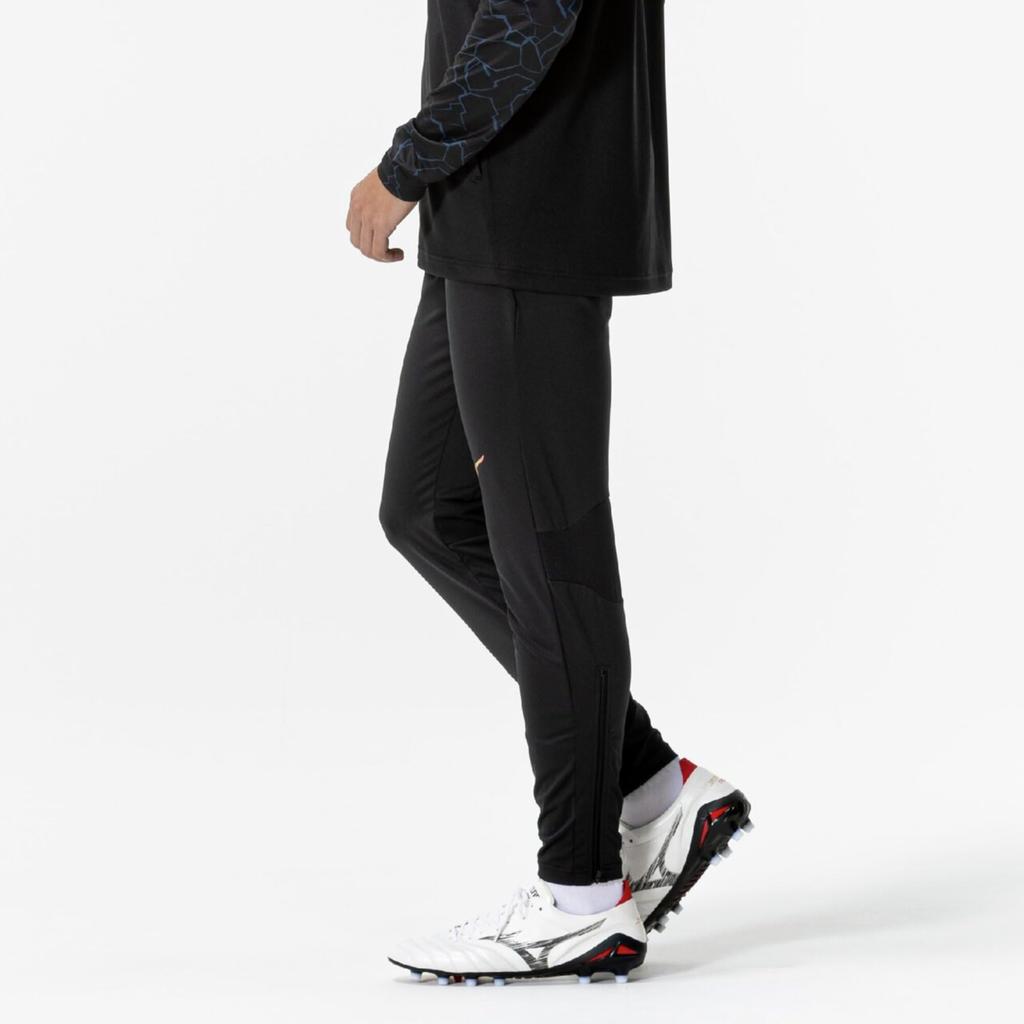 Mizuno Футбольная одежда PRO Тренировочные брюки, Легко двигаться, P2MDC035, Унисекс, Черный, Размер L