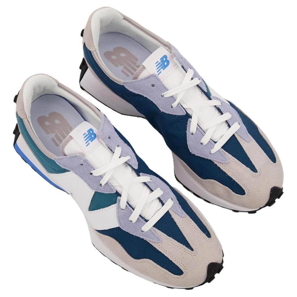 New Balance Nb 327 Универсальные Ретро Полувысокие Повседневные Кроссовки для Бега Мужские кроссовки Сине-Серые MS327ST