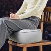 Press-to-Inflate Inflatable Booster Seat Plush Fabric Travel Press Leg Stool  Air Travel