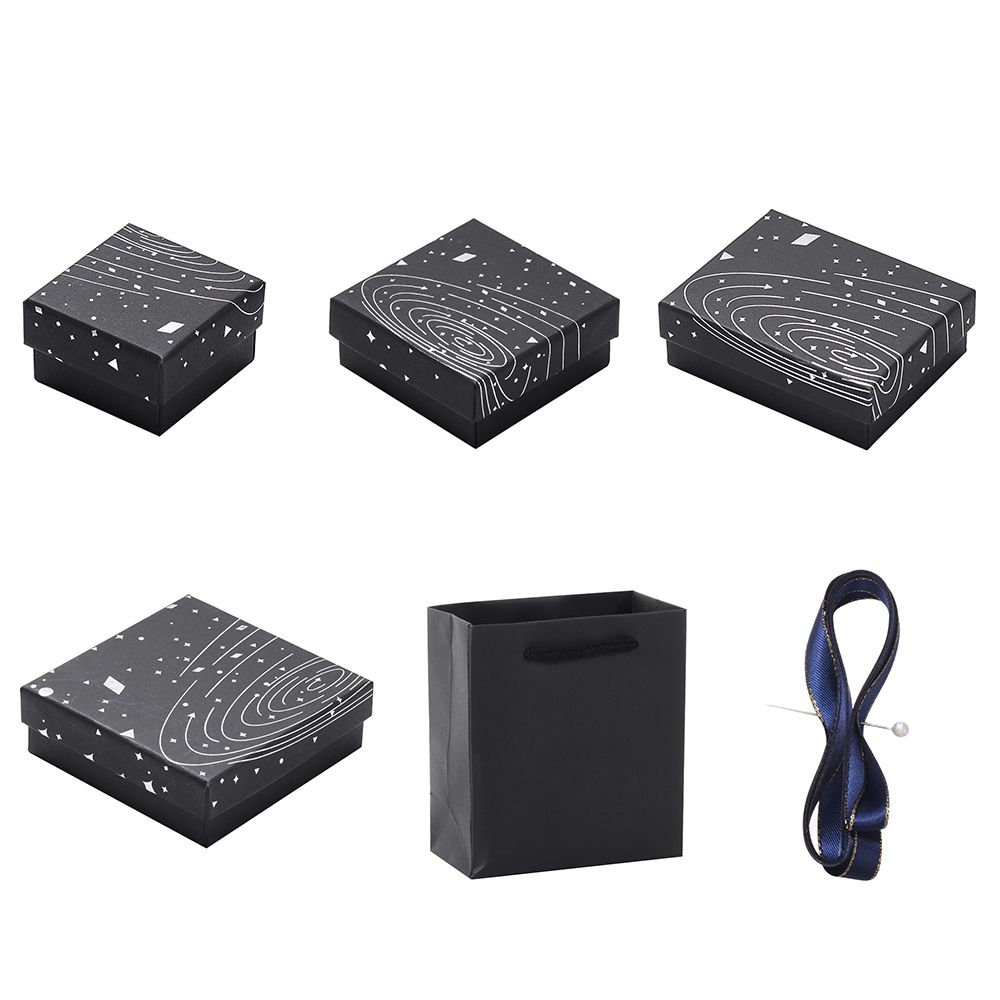 Necklace Hot Silver Earrings Ring Jewelry Packaging Box Gift Box Carton Gift Bag