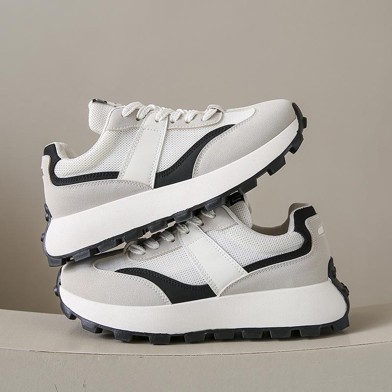 2025 Spring Forrest Gump Shoes New Korean Version Ins Female Student Sports Breathable Running Platform Casual Shoes G6830-1