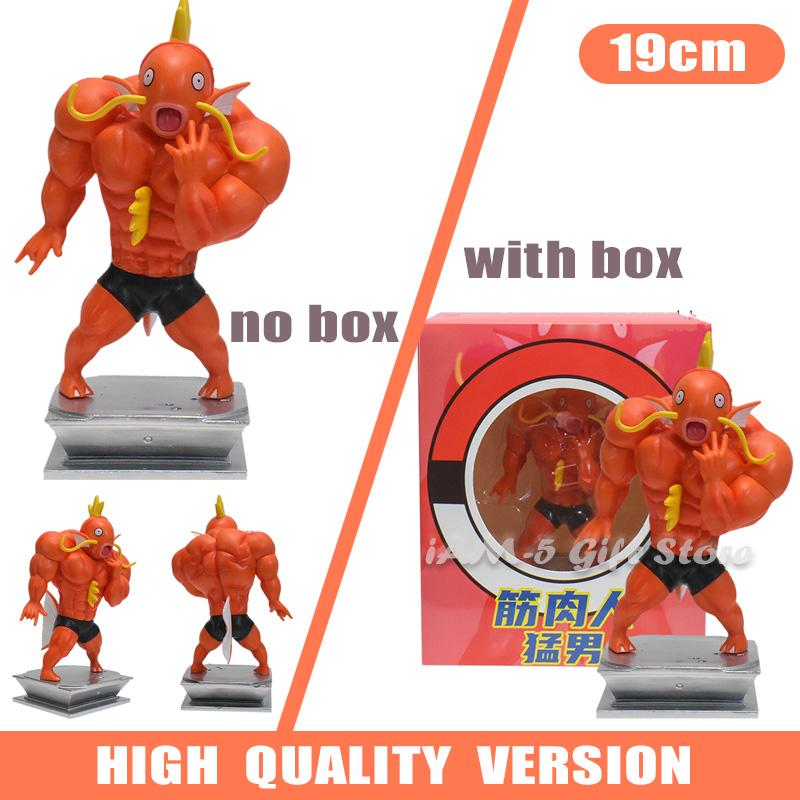 Игрушки ГИМ Фигурки Мультяшный Фитнес Мускулистый Мужчина Фигурка Действия Чармандеp Бульбазавр Сквиртл Генгар Фит Модель Аниме Игрушки